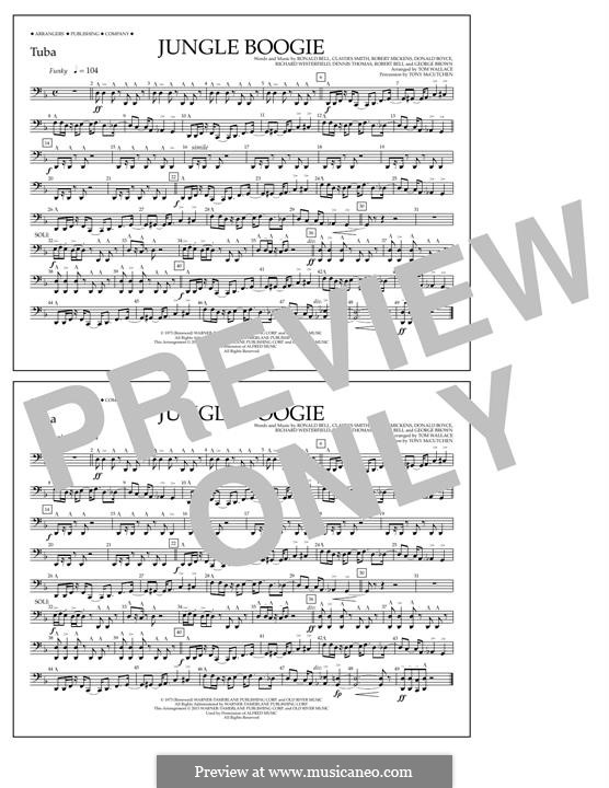 Jungle Boogie (from Pulp Fiction): Tuba, partes by Claydes Smith, Dennis Thomas, Donald Boyce, George Brown, Richard Westfield, Robert Bell, Robert Mickens, Ronald Bell