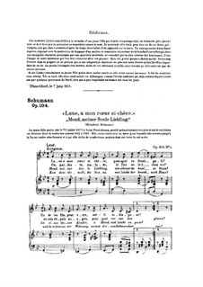 Complete set: Partitura piano-vocal by Robert Schumann