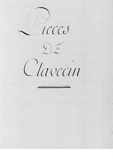 Pieces for Harpsichord: peças para cravo by Claude-Bénigne Balbastre