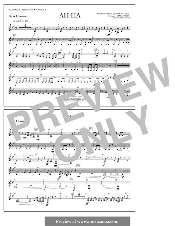 Ah-Ha (Pentatonix): Parte de clarinete baixo by Imogen Heap