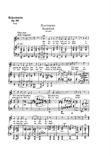 Songs and Romances, Op.96: Partitura piano-vocal by Robert Schumann