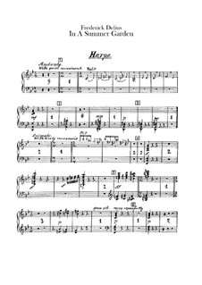 In a Summer Garden: parte harpa by Frederick Delius
