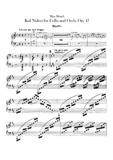 Kol Nidrei, Op.47: parte harpa by Max Bruch