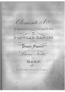 Collection of Popular Dances: volume III by Muzio Clementi