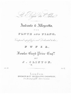 Le Bijou du Salon for Flute and Piano, Op.53: Le Bijou du Salon for Flute and Piano by John Clinton