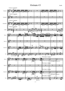 Four Ostinati for Strings: No.3 Scherzando by Matthew Smith