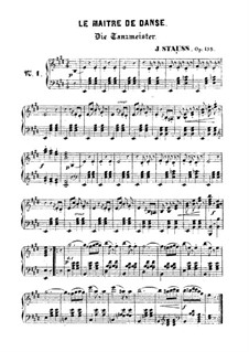 Le maitre de danse, Op.135: Le maitre de danse by Johann Strauss (Sohn)
