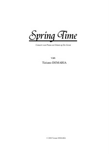 Spring Time: For piano and orchestra by Tormy Van Cool