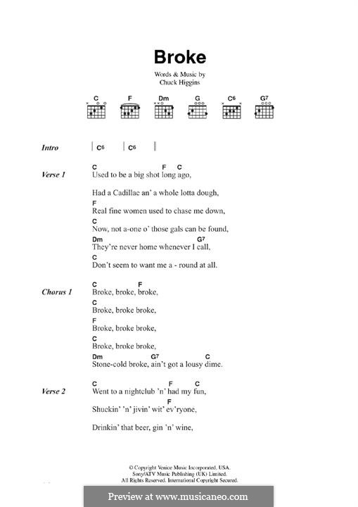 Broke: Para Guitarra by Chuck Higgins