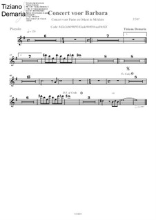 Concert voor Barbara: parte flauta piccolo by Tormy Van Cool