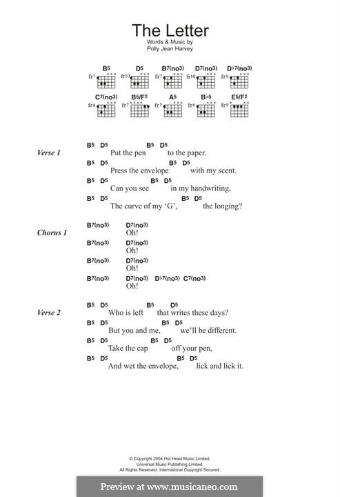 The Letter: Para Guitarra by Polly Jean Harvey