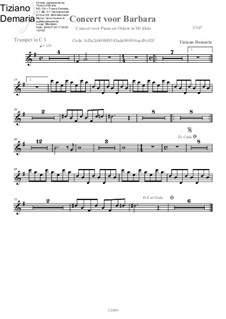 Concert voor Barbara: Trumpet in C I part by Tormy Van Cool