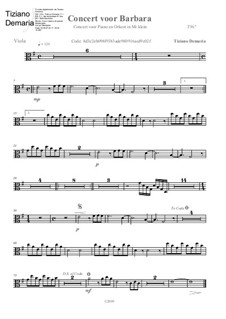 Concert voor Barbara: parte viola by Tormy Van Cool