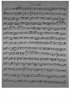 String Quartet in A Major, Op.4: parte viola by Carl Eberwein