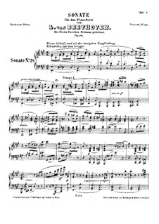 Sonata for Piano No.28, Op.101: For a single performer by Ludwig van Beethoven