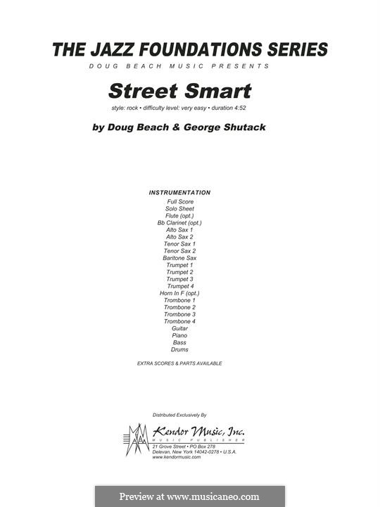 Street Smart: partitura completa by Doug Beach