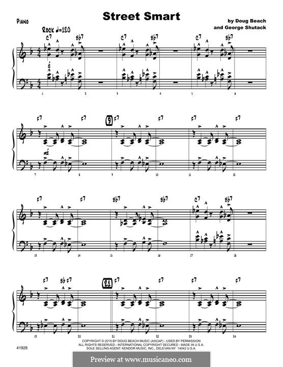 Street Smart: parte piano by Doug Beach