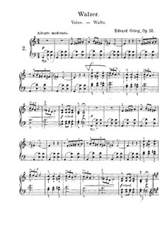 Lyric Pieces, Op.12: Valsa No.2 by Edvard Grieg