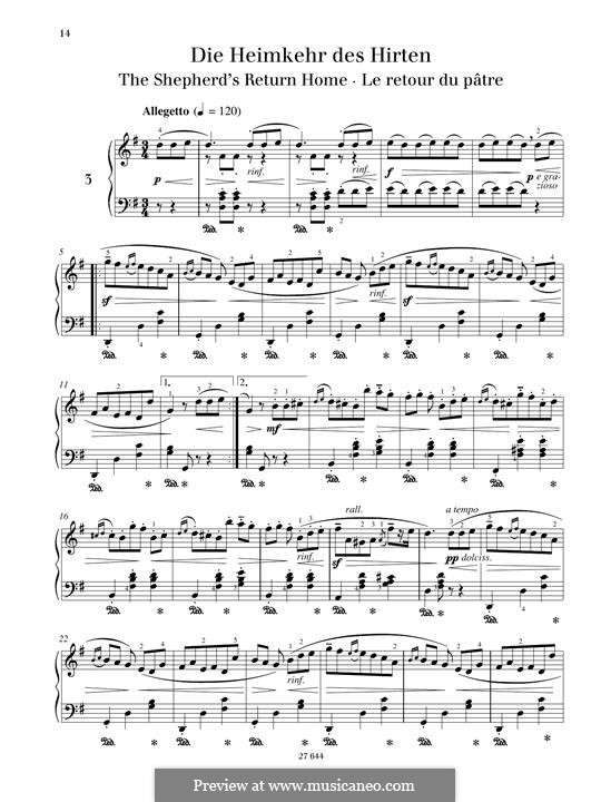 Etude No.3: Para Piano by Johann Friedrich Burgmüller