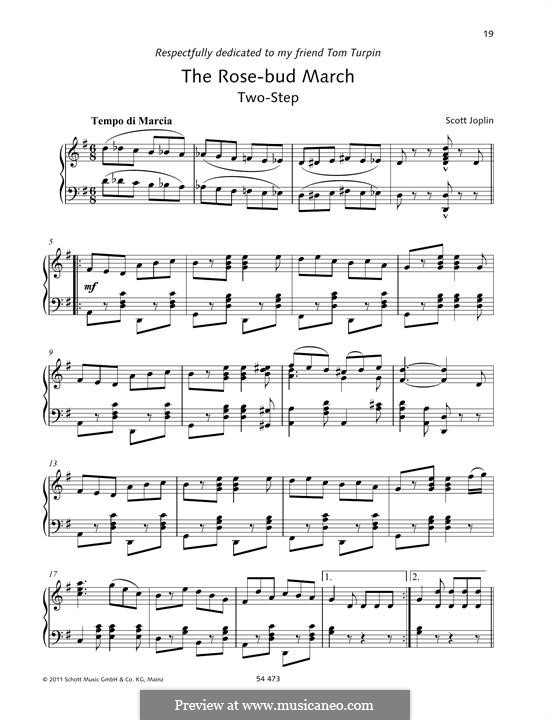 The Rose-bud March: The Rose-bud March by Scott Joplin