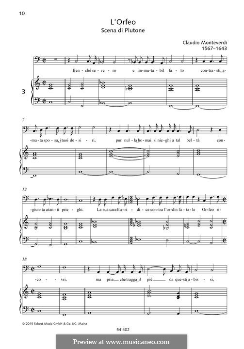 Benché severo e immutabil fato: Benché severo e immutabil fato by Claudio Monteverdi