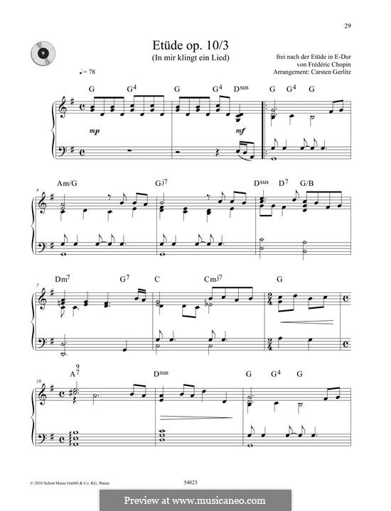 No.3 in E Major: Para Piano by Frédéric Chopin