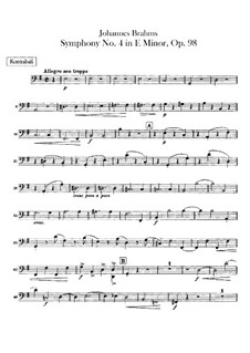Complete set: Parte contrabaixo by Johannes Brahms