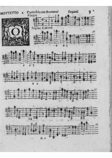 Motets and Antiphons for Voice, Strings and Organ, Op.7: parte orgão by Pirro Capacelli Conte Albergati