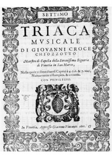 Triaca musicale: tenor parte II by Giovanni Croce