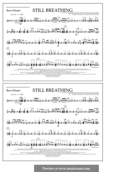 Still Breathing (Green Day): Bass Drums part by Billie Joe Armstrong