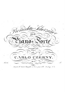 Rondoletto scherzando, Op.53: Para Piano by Carl Czerny