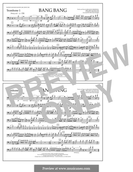 Bang Bang (Green Day): Trombone 1 part by Billie Joe Armstrong, Tré Cool, Mike Dirnt