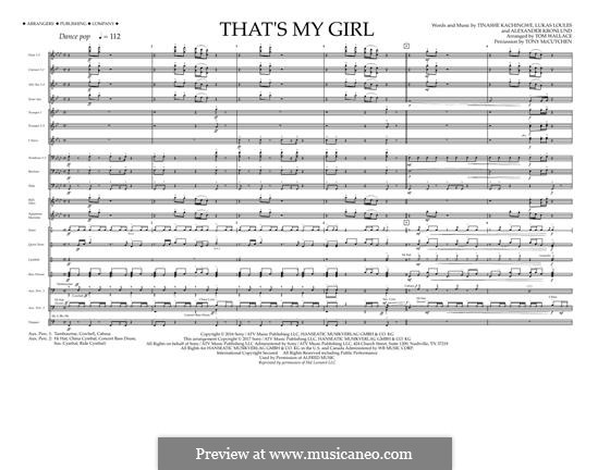 That's My Girl: partitura completa by Alexander Kronlund