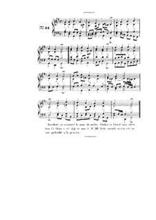 Choix de chorals: Choral No.41 by Johann Sebastian Bach