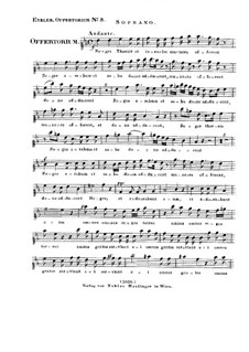 Reges Tharsis et insulae munera, HV 107: parte soprano by Joseph Eybler