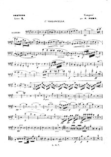 String Sextet in A Major: violoncelo parte I by François Fémy