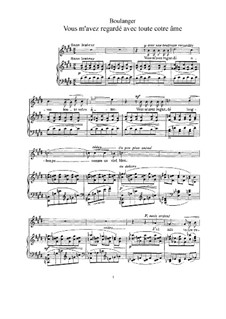 Vous m'avez regardé avec toute cotre âme: Vous m'avez regardé avec toute cotre âme by Lili Boulanger