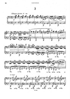 Legends for Piano Four Hands, B.117 Op.59: No.3 in G Minor by Antonín Dvořák