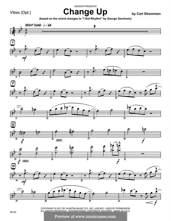 Change Up (based on I Got Rhythm by George Gershwin): Vibes part by Carl Strommen