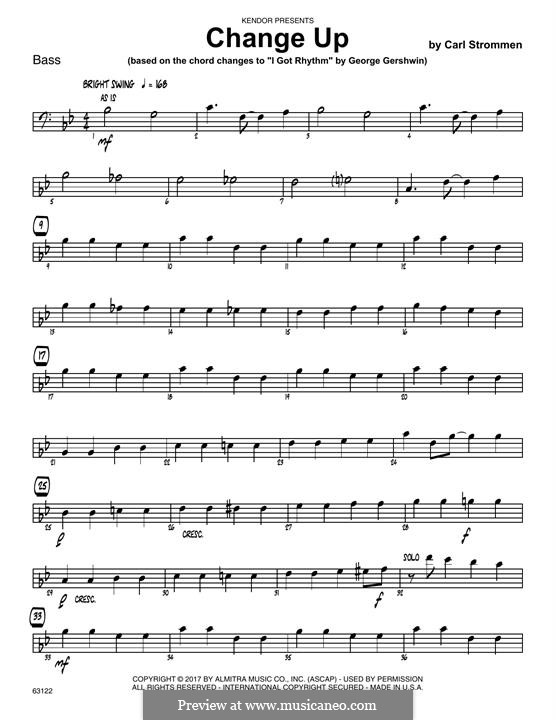 Change Up (based on I Got Rhythm by George Gershwin): parte baixo by Carl Strommen