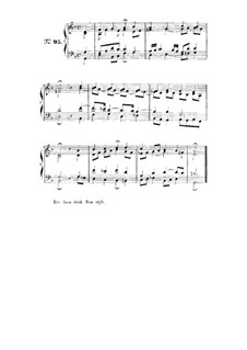 Choix de chorals: Choral No.95 by Johann Sebastian Bach