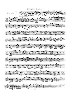 Trio Sonata in B Minor, HWV 386b Op.2 No.1: partes by Georg Friedrich Händel