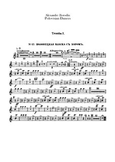 Polovtsian Dances: parte trompetas by Alexander Borodin