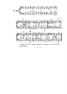 Choix de chorals: Choral No.109 by Johann Sebastian Bach