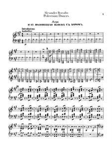 Polovtsian Dances: parte harpa by Alexander Borodin