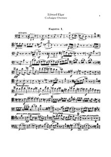 Cockaigne (In London Town), Op.40: parte fagotes by Edward Elgar