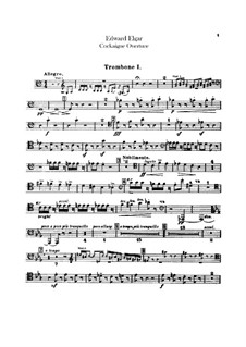 Cockaigne (In London Town), Op.40: parte de trombones e tubas by Edward Elgar
