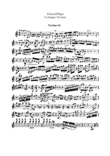Cockaigne (In London Town), Op.40: violino parte II by Edward Elgar