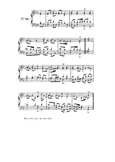Choix de chorals: Choral No.119 by Johann Sebastian Bach