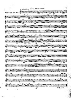 Le calife de Bagdad: clarinete parte II by Adrien Boieldieu